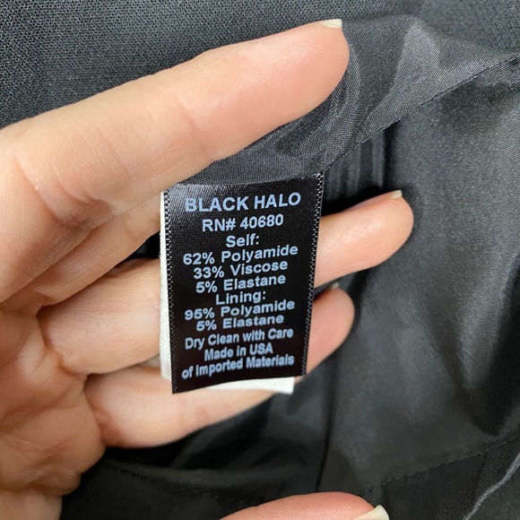 Black Halo Black Mooreland Mini Dress 6 NWT - Picture 12 of 12